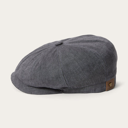 Linen Hatteras Newsboy Grey