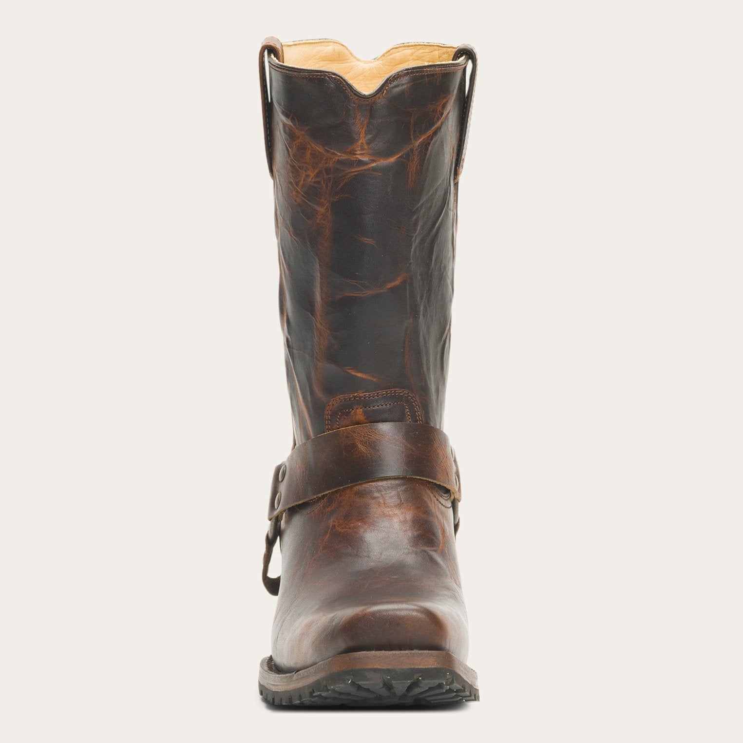 Heritage Harness Boots Waxed Brown