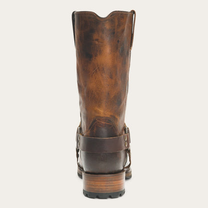 Heritage Harness Boots Waxed Brown