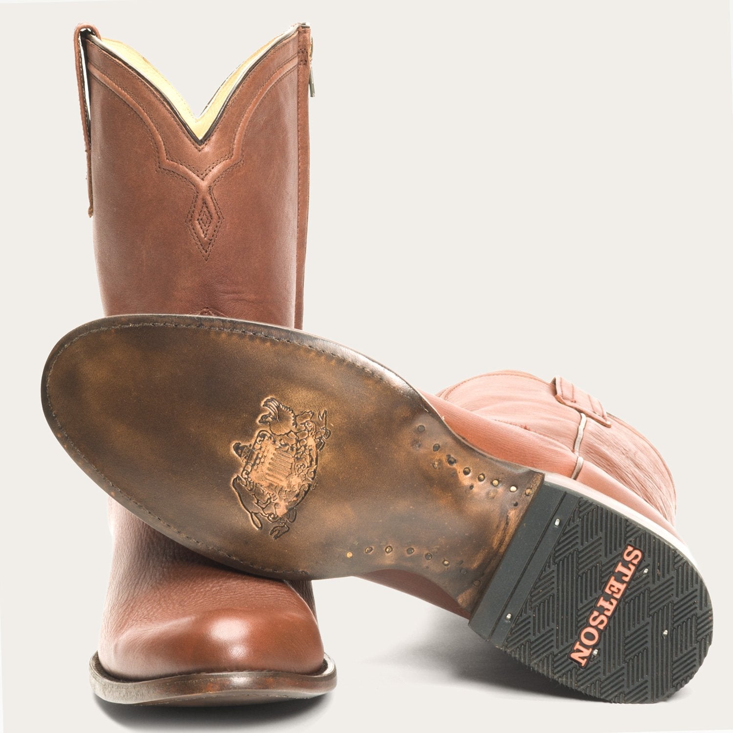 Rancher Zip Roper Burnished Cognac