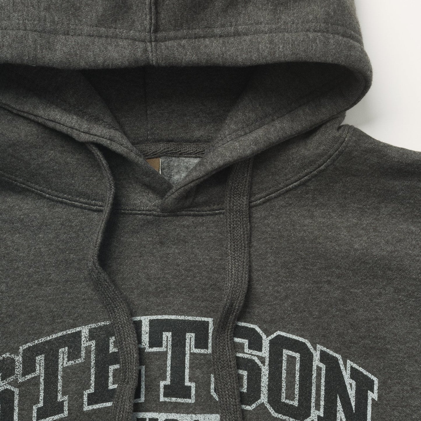 Charcoal Heather Fleece Hooded Sweatshirt Grey