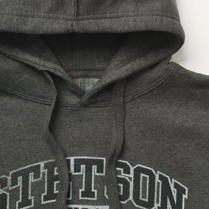 Charcoal Heather Fleece Hooded Sweatshirt Grey