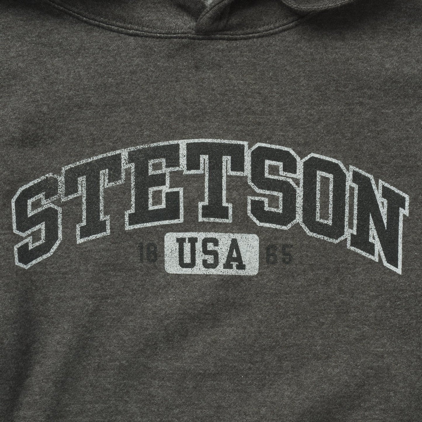 Charcoal Heather Fleece Hooded Sweatshirt Grey