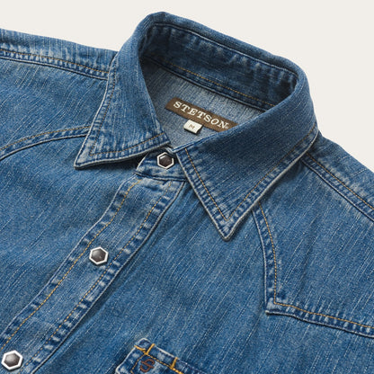 Classic Denim Shirt Blue