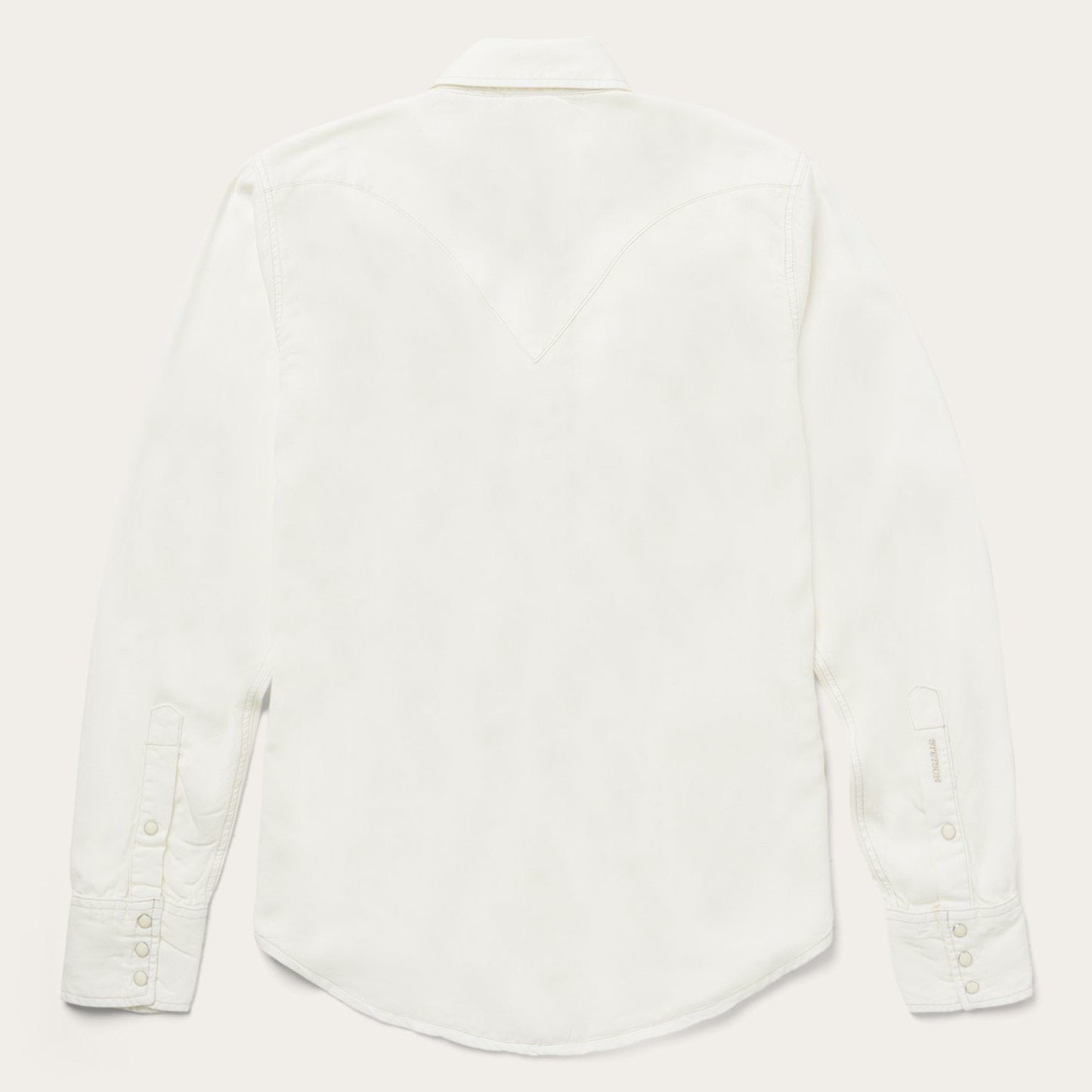 Cream Twill Shirt White