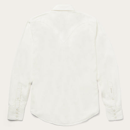 Cream Twill Shirt White