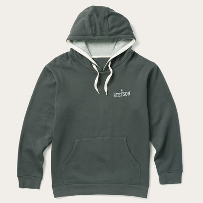 Stetson Hoodie Star Left Chest Blue