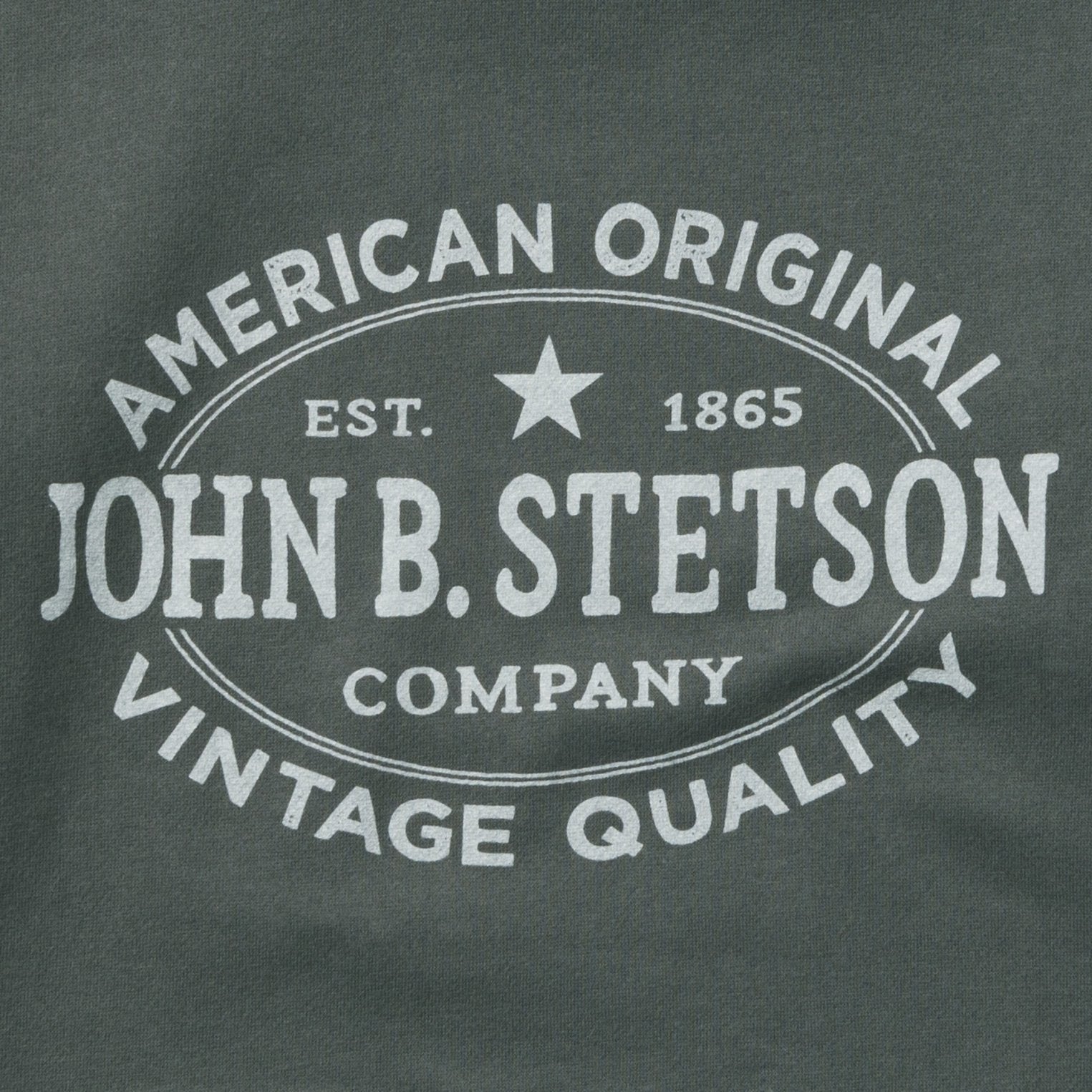 Stetson Hoodie Star Left Chest Blue