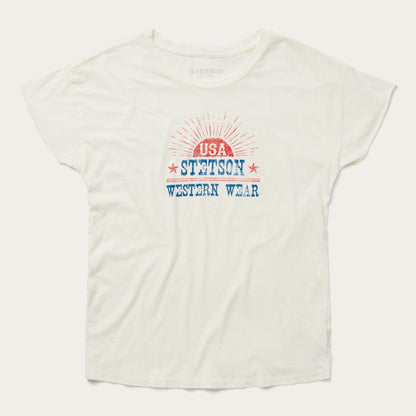 Sunrise Graphic Tee White