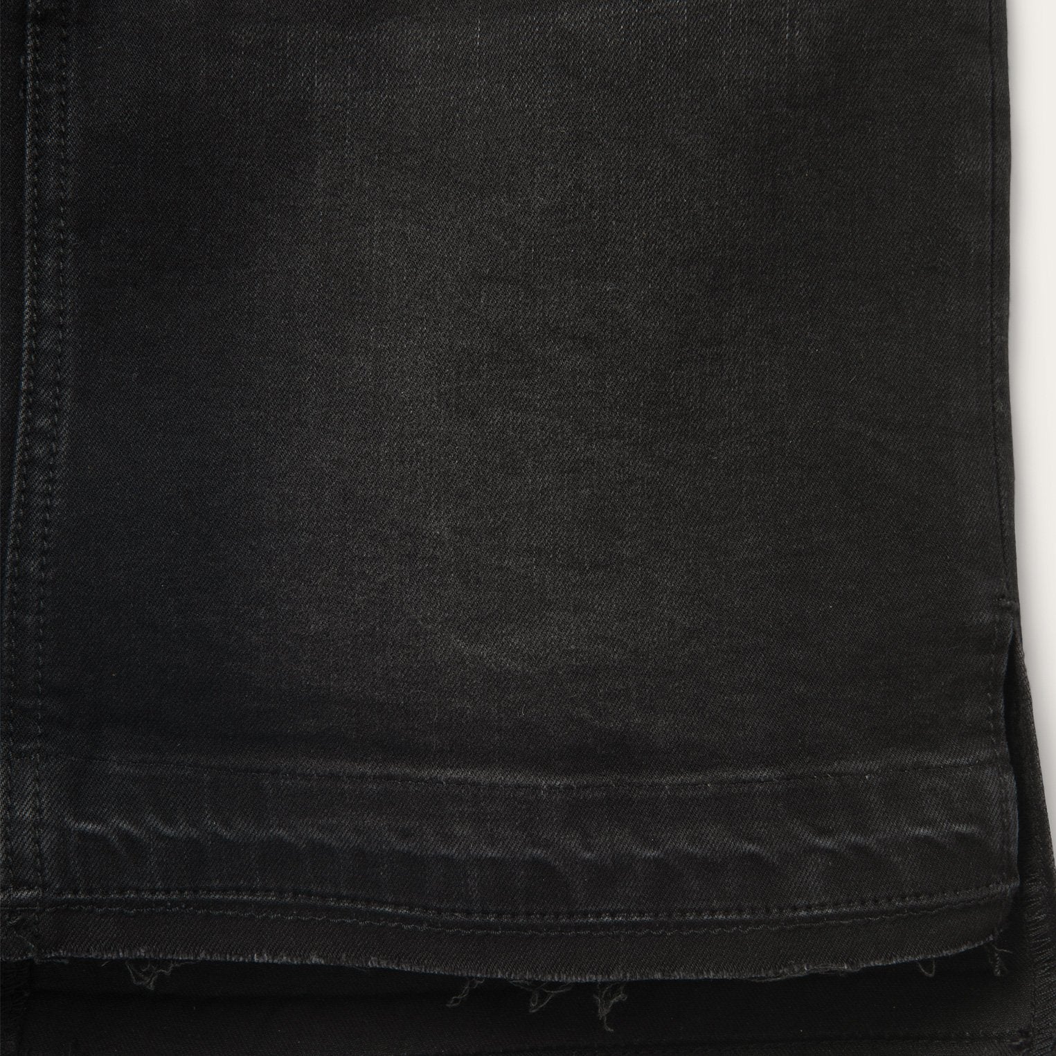 Black Denim 5-Pocket Skirt Black