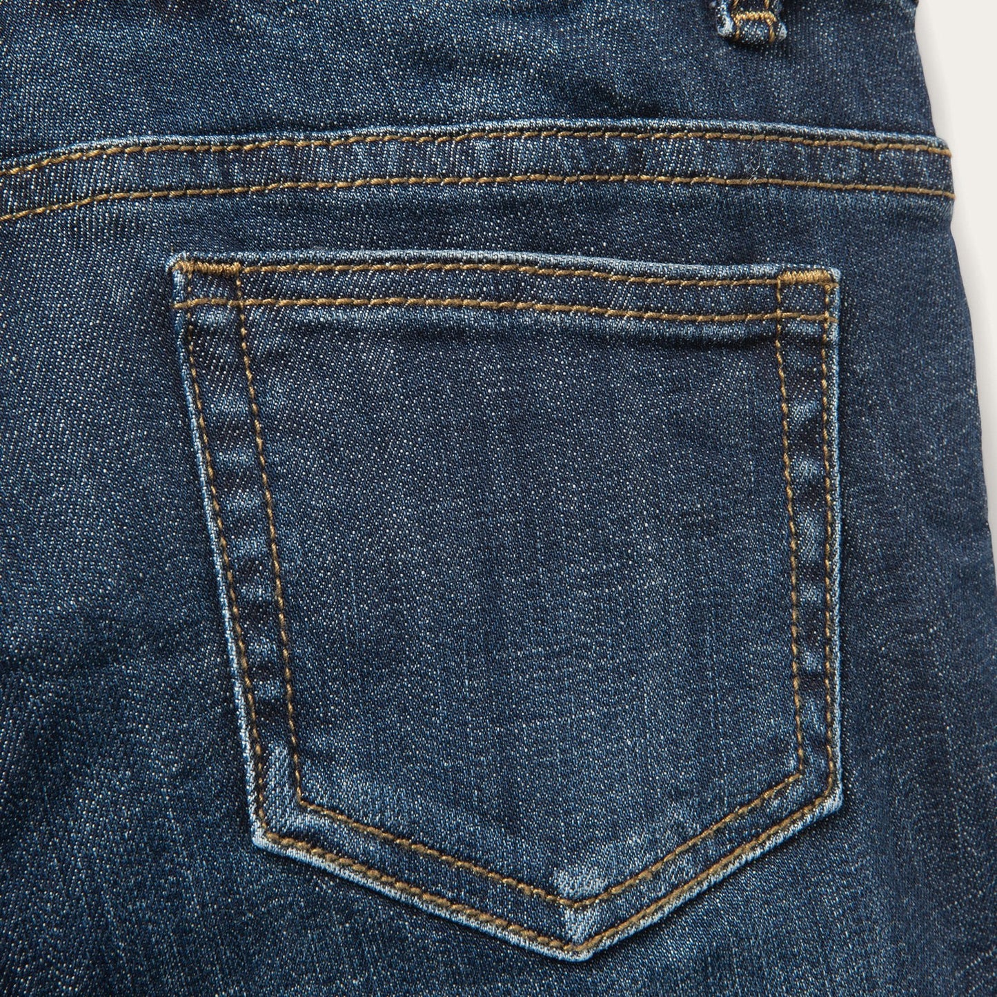 Dark Wash Denim Shorts Blue