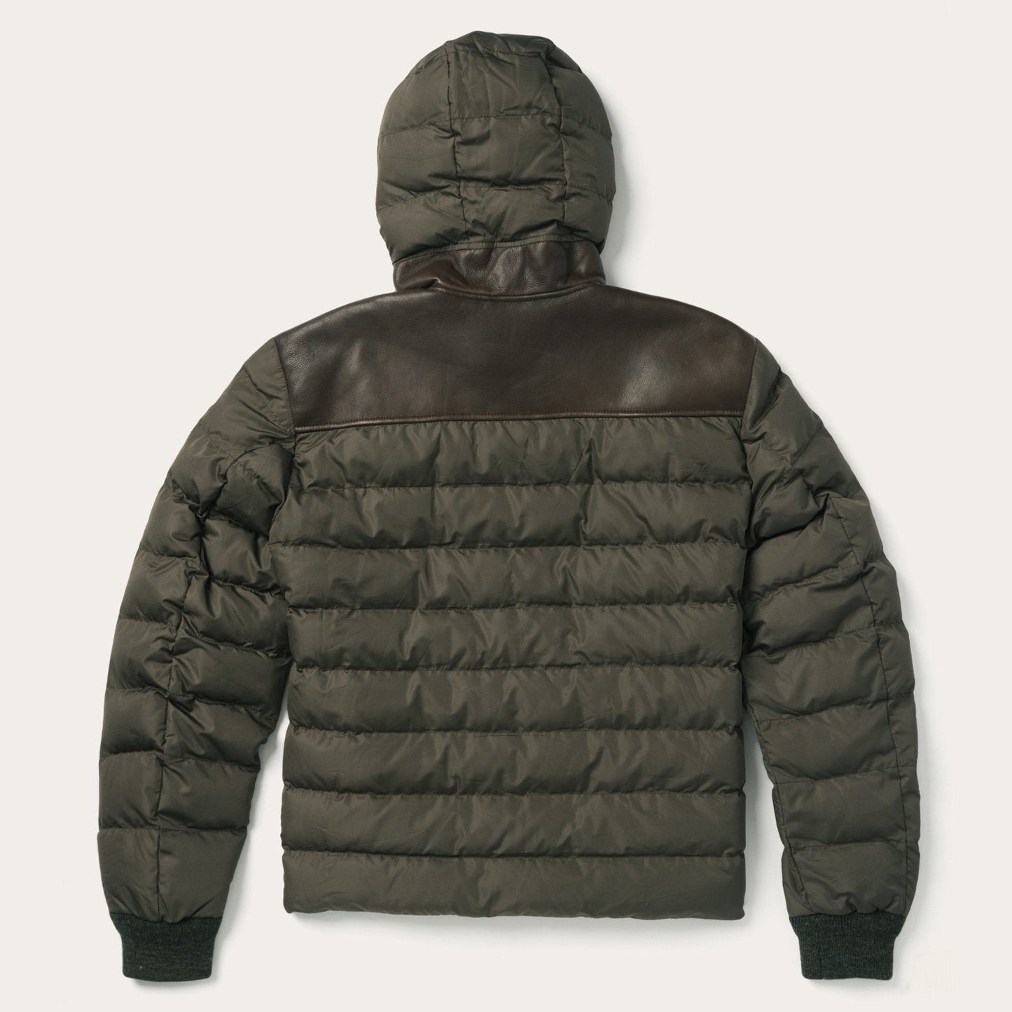 Stetson Hooded Suede Jacket Brown