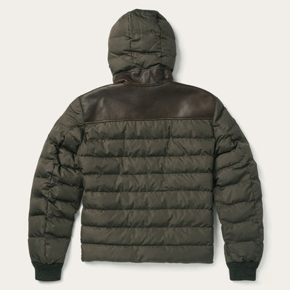 Stetson Hooded Suede Jacket Brown