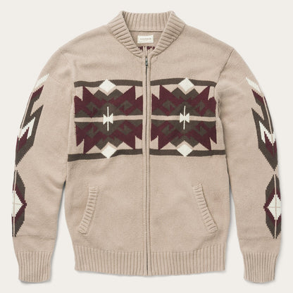 Brown Aztec Cardigan Brown
