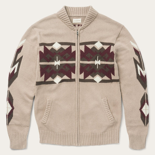 Brown Aztec Cardigan Brown