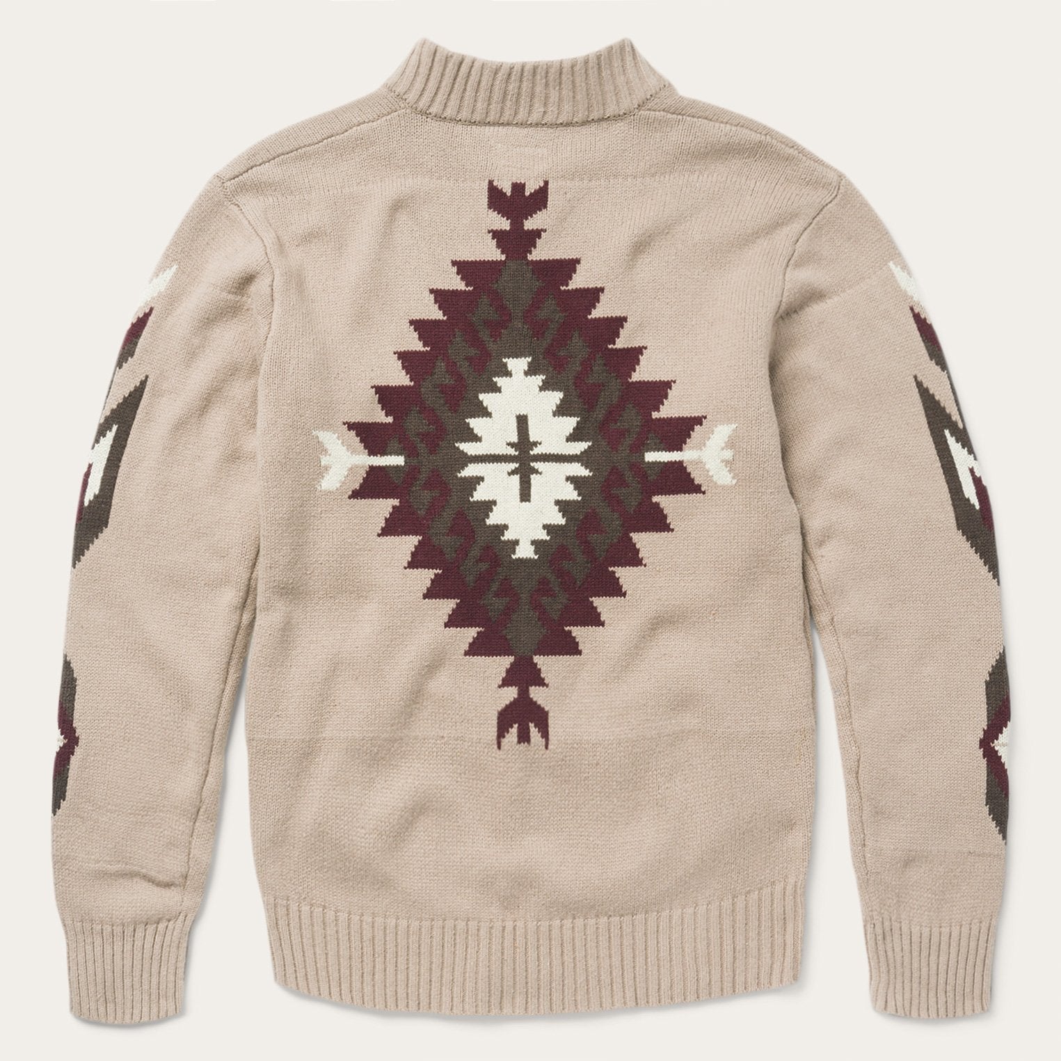 Brown Aztec Cardigan Brown