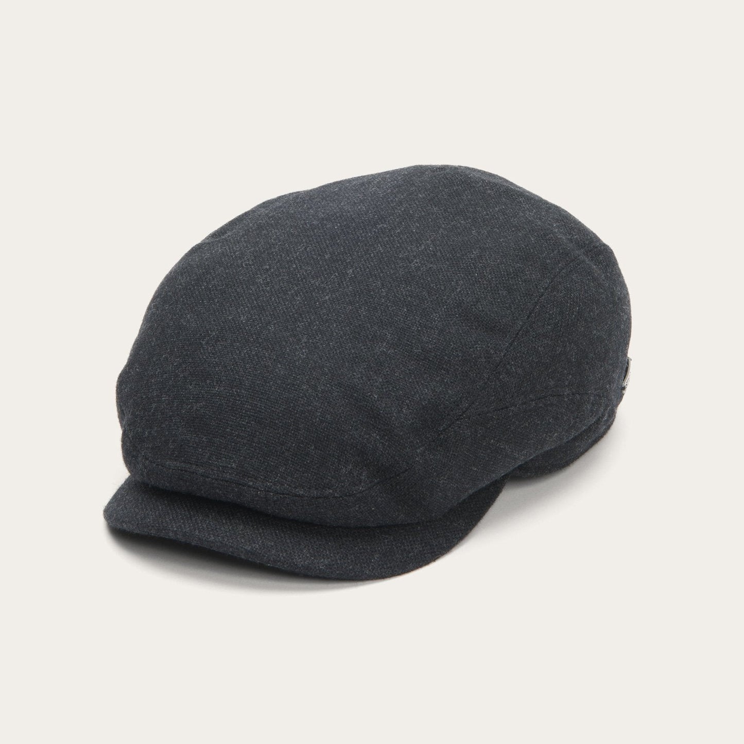 Virgin Wool & Cashmere Driver Cap Grey