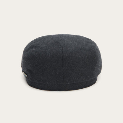 Virgin Wool & Cashmere Driver Cap Grey