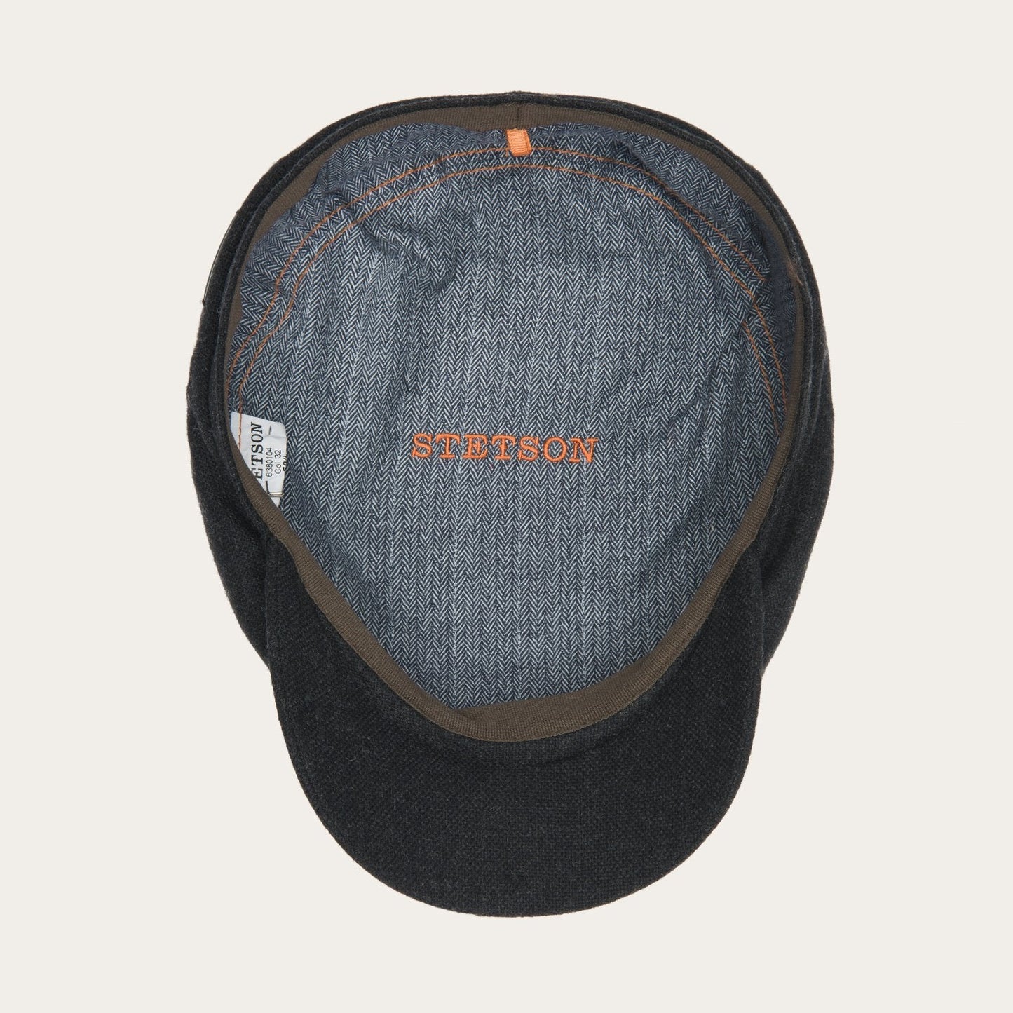 Virgin Wool & Cashmere Driver Cap Grey