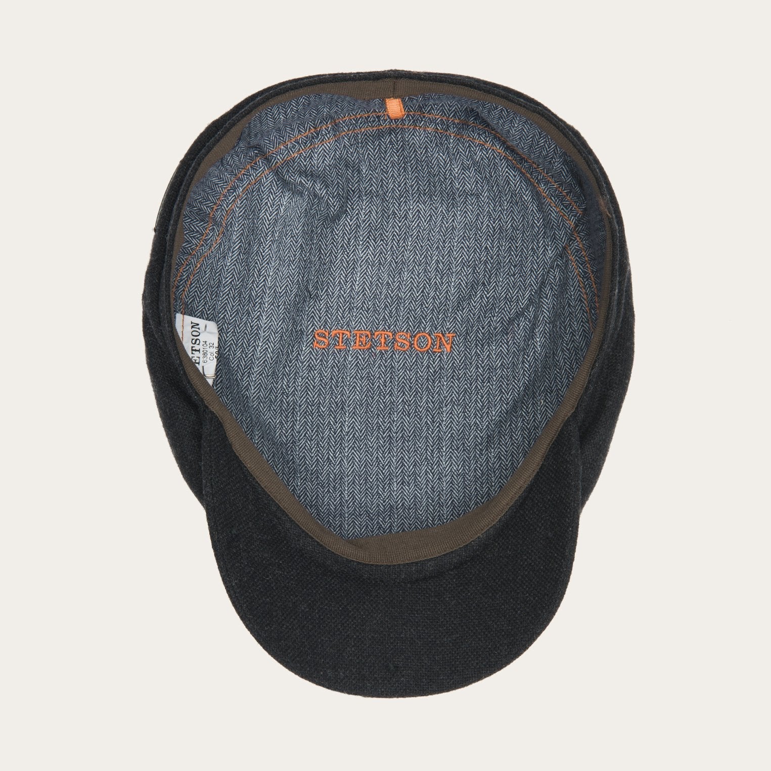 Virgin Wool & Cashmere Driver Cap Grey