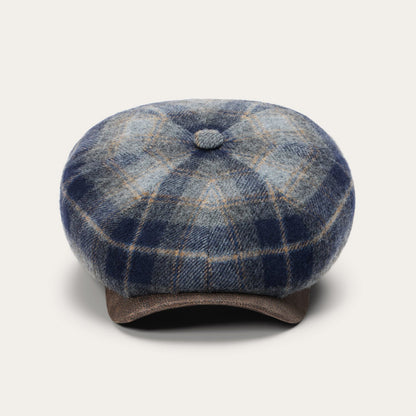 Wool Check Hatteras Blue/Grey Check