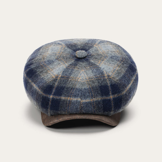 Wool Check Hatteras Blue/Grey Check