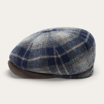 Wool Check Hatteras Blue/Grey Check