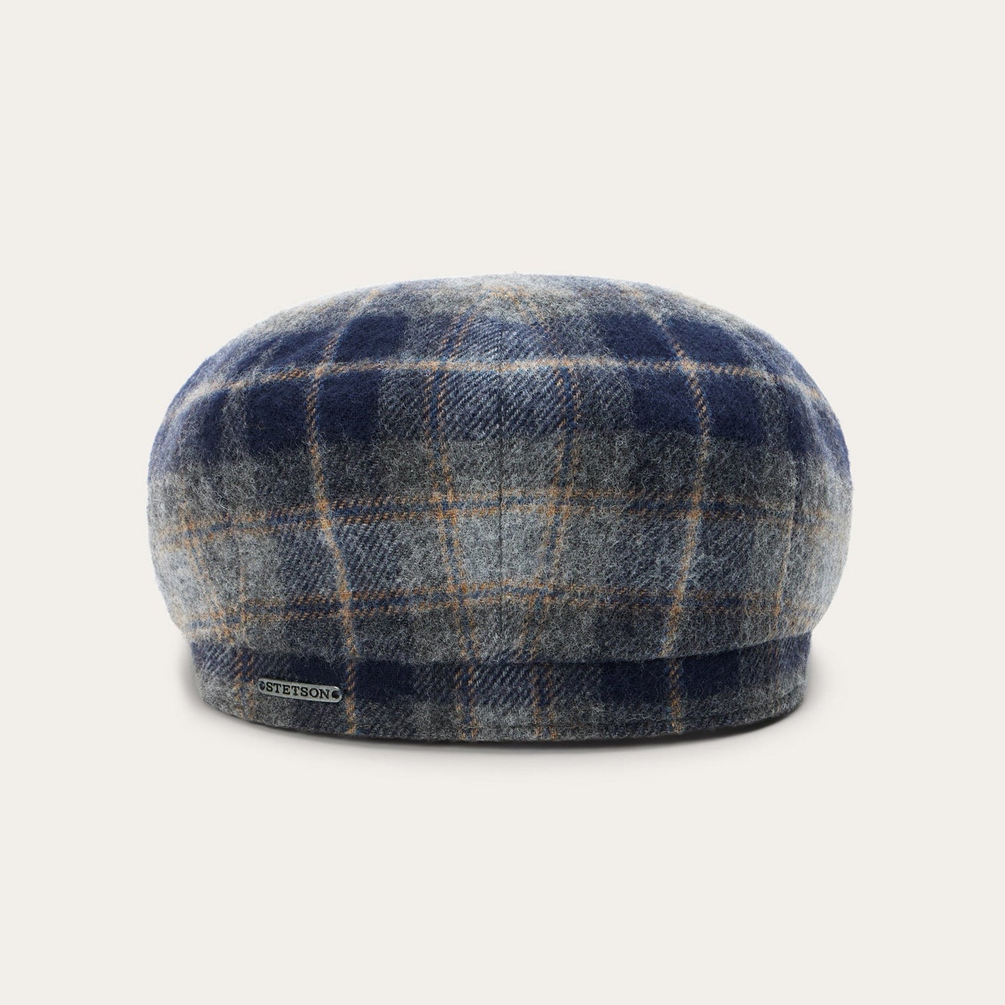 Wool Check Hatteras Blue/Grey Check