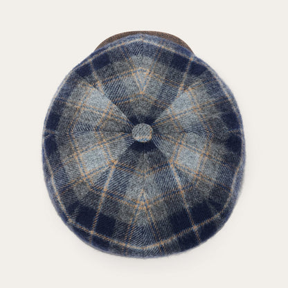 Wool Check Hatteras Blue/Grey Check