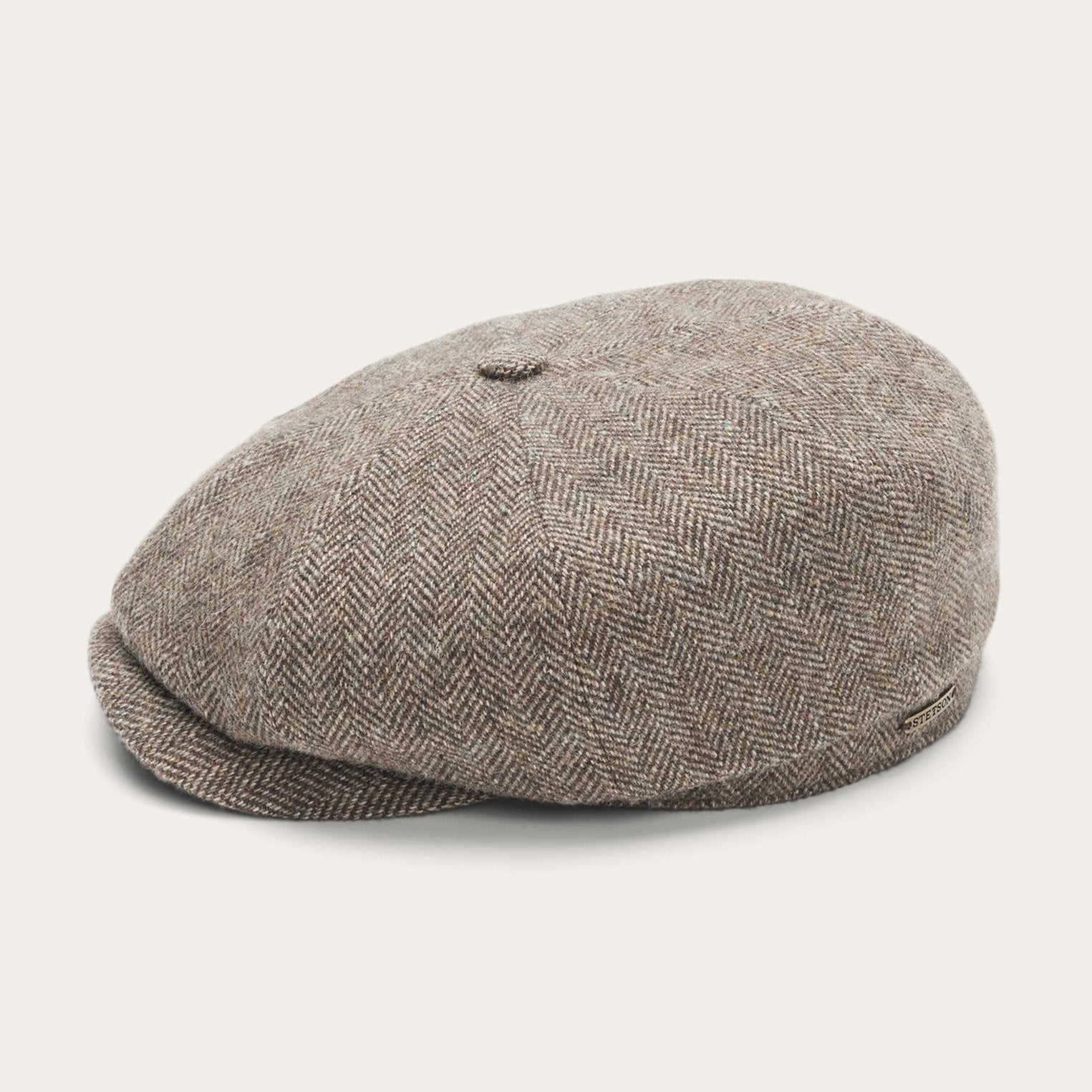 Wool Herringbone Hatteras Grey Herringbone