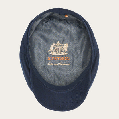 Cashmere & Silk Driver Cap Blue