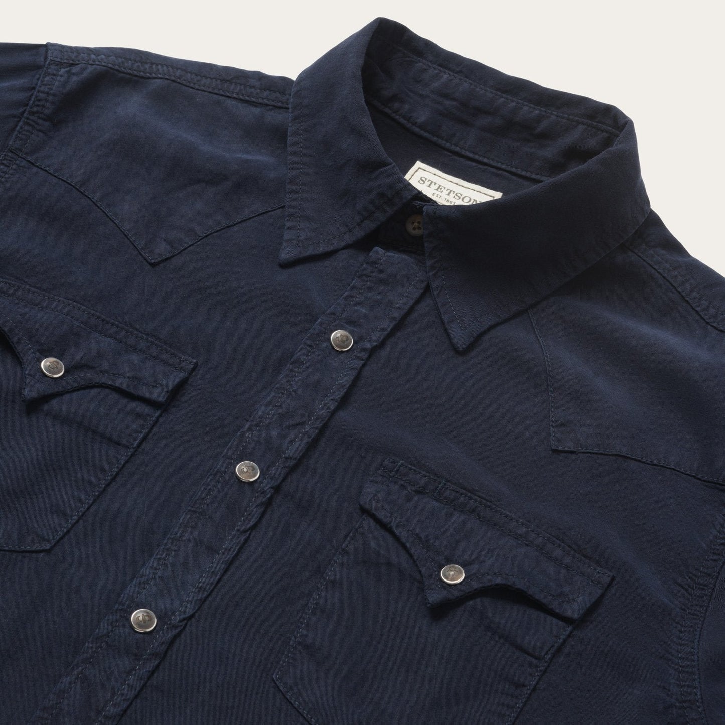 Navy Twill Shirt Blue
