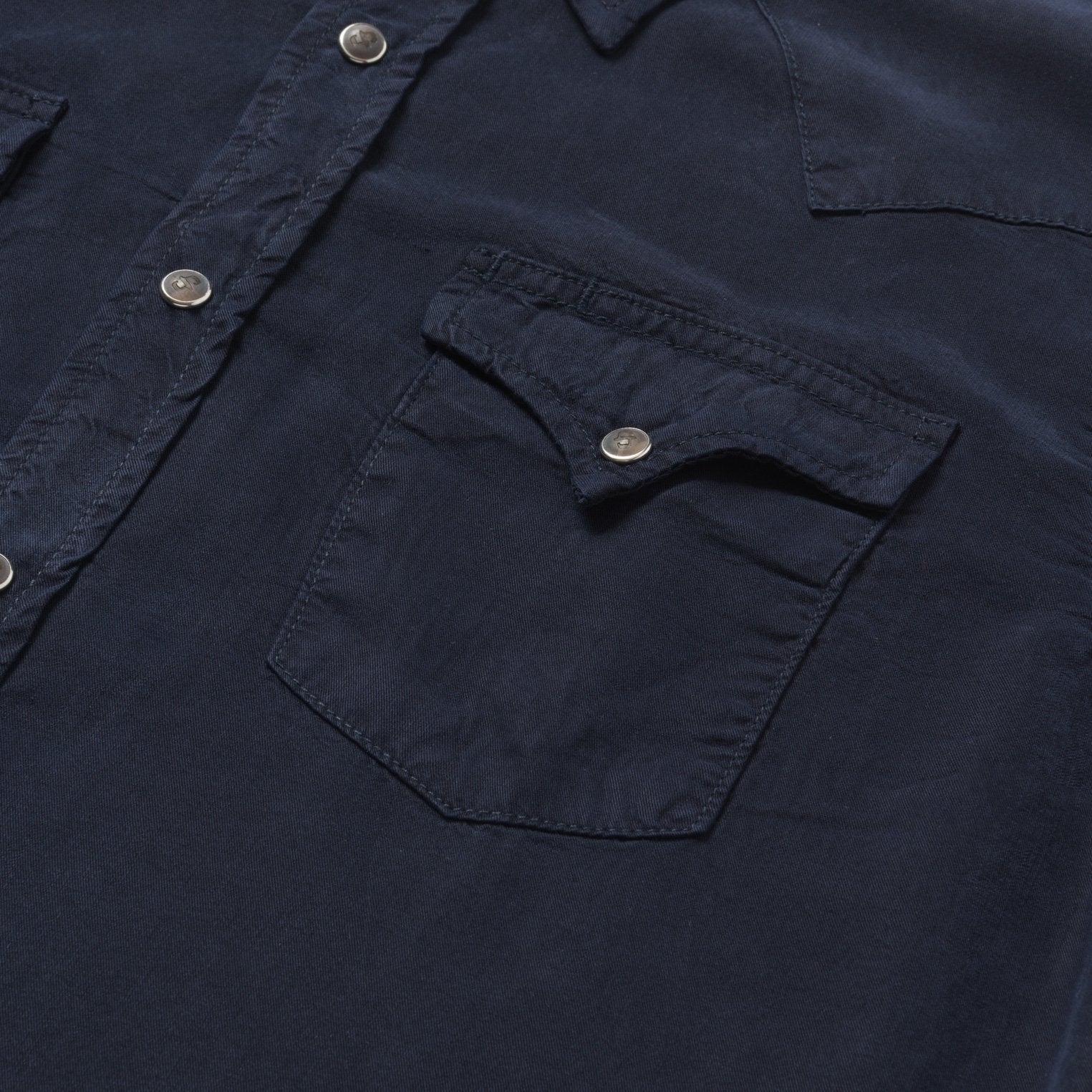 Navy Twill Shirt Blue