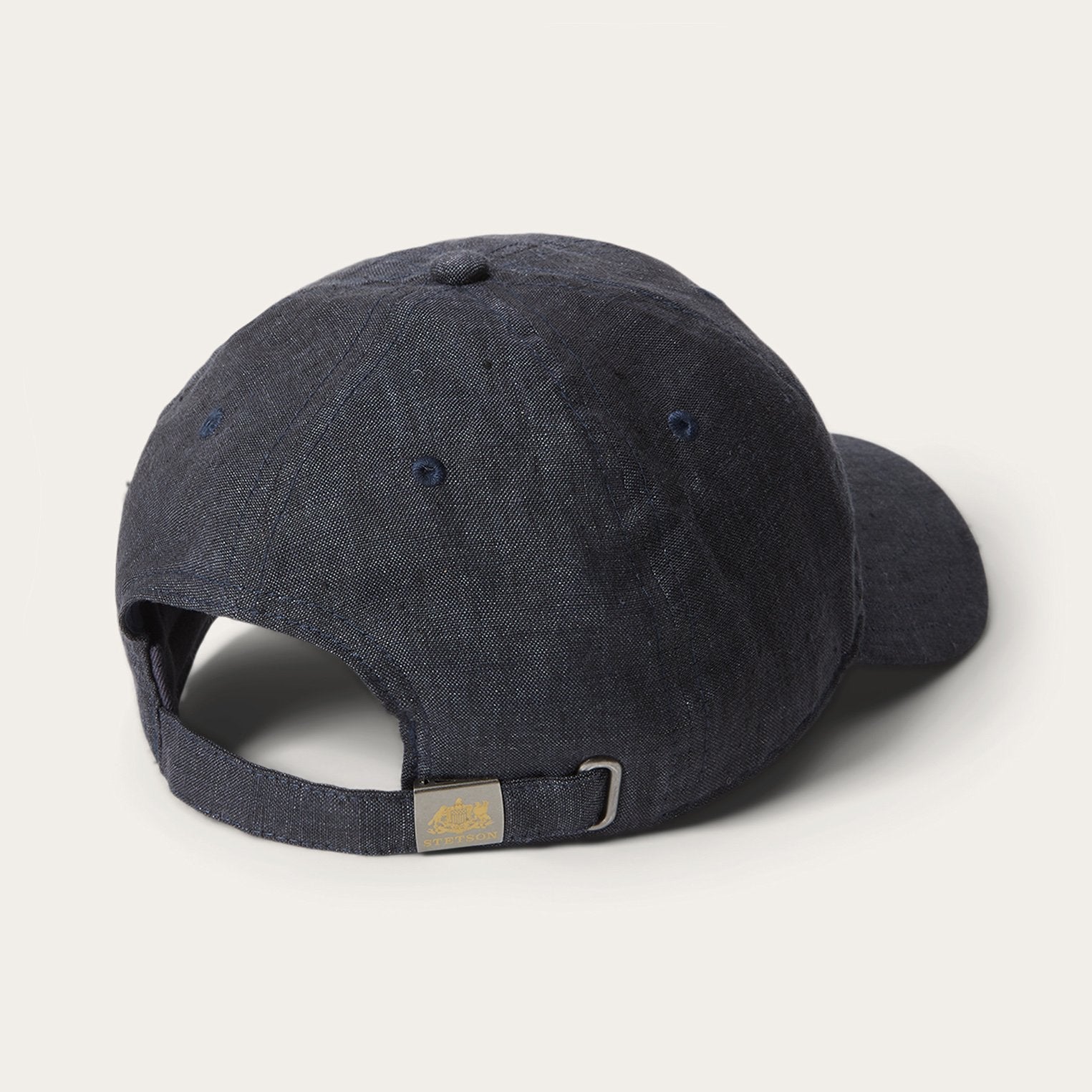 Linen Baseball Cap Dark Grey