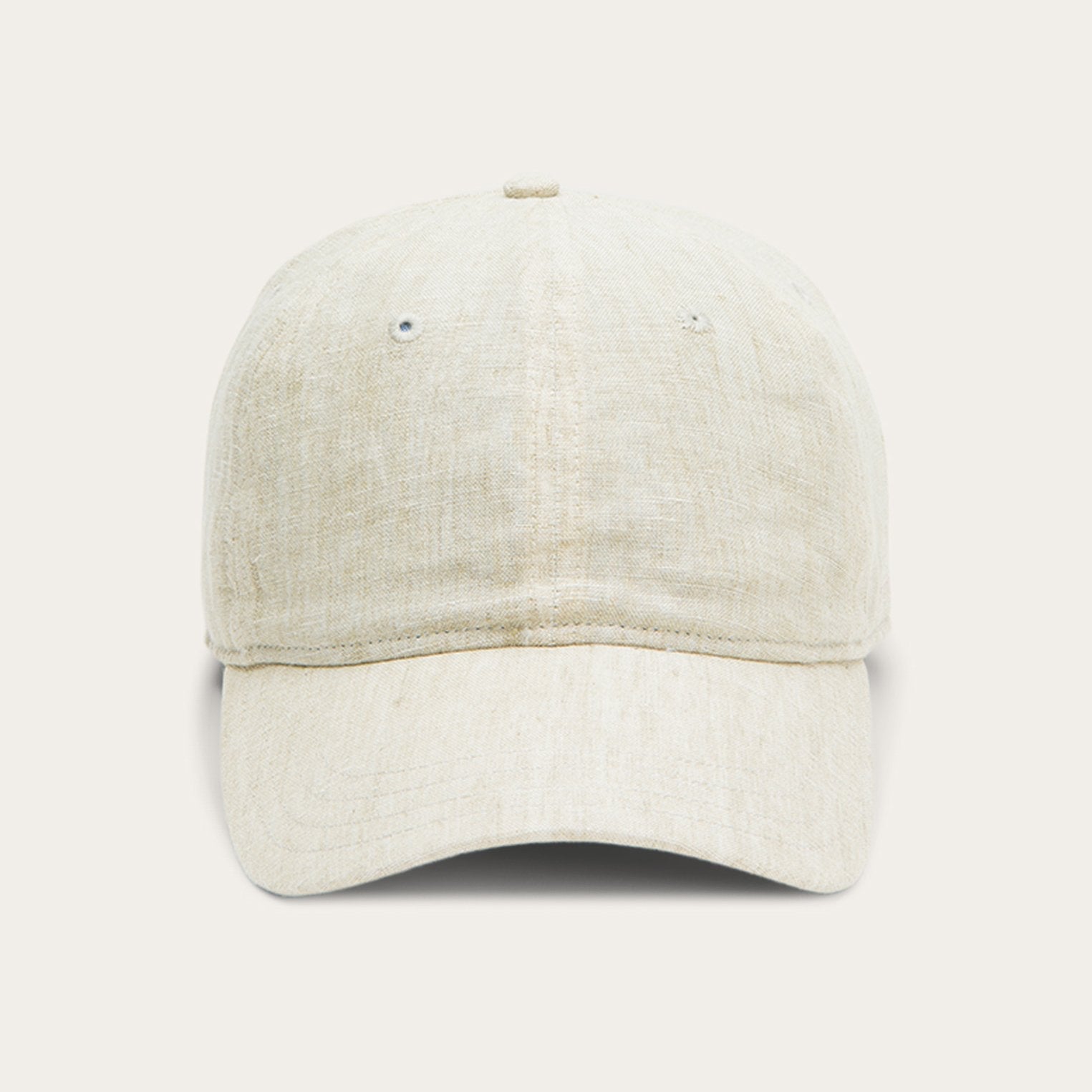 Linen Baseball Cap Beige