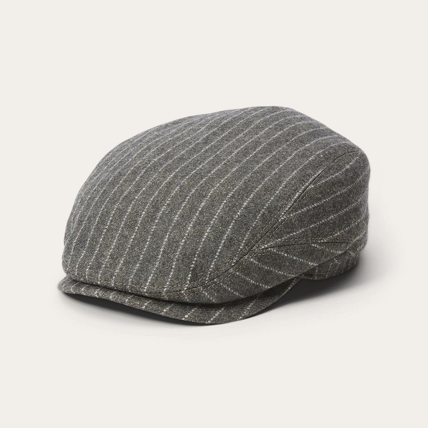 Driver Cap Wool/Cotton Grey