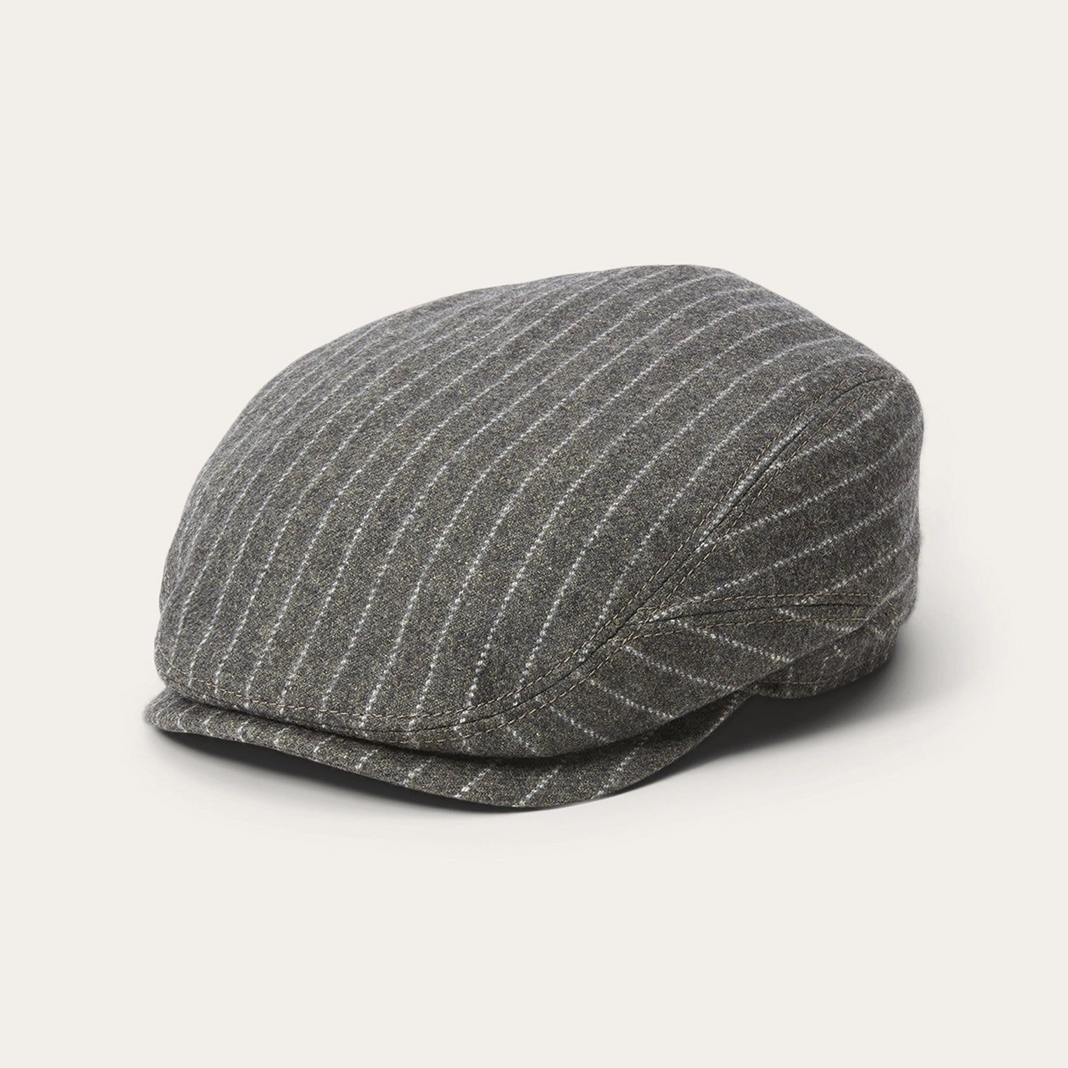 Driver Cap Wool/Cotton Grey
