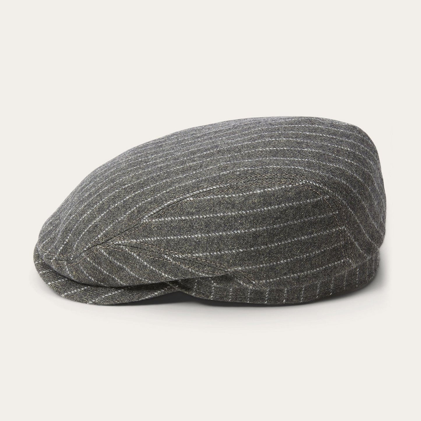 Driver Cap Wool/Cotton Grey