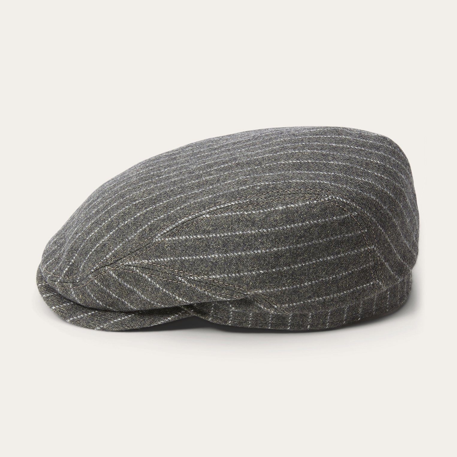 Driver Cap Wool/Cotton Grey