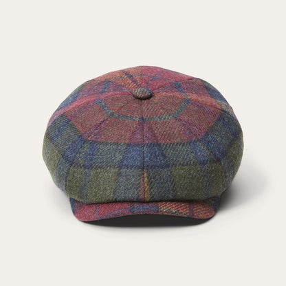 Hatteras Virgin Wool Wine/Green/Blue Check