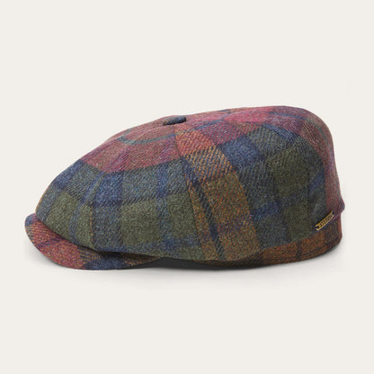 Hatteras Virgin Wool Wine/Green/Blue Check