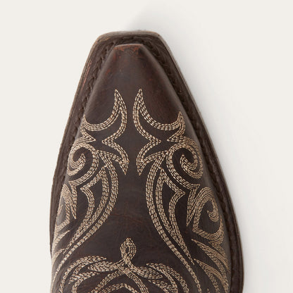 Adley Vintage Finished Leather Mules Brown