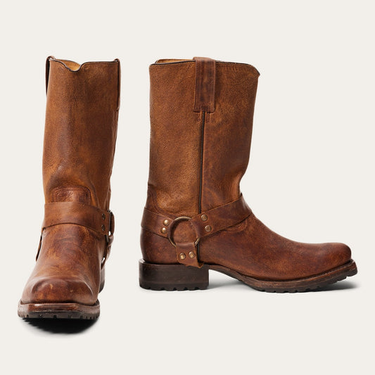 Heritage Harness Boots Oiled Brown