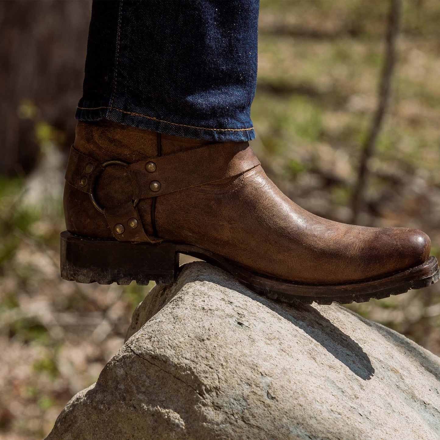 Heritage Harness Boots Oiled Brown