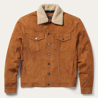 Classic Suede Jacket Tan