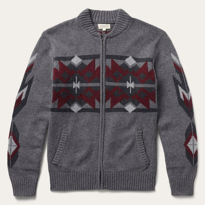 Grey Aztec Cardigan Grey