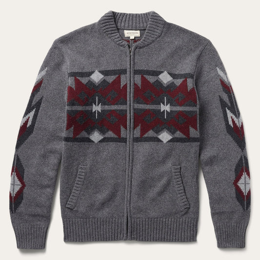 Grey Aztec Cardigan Grey