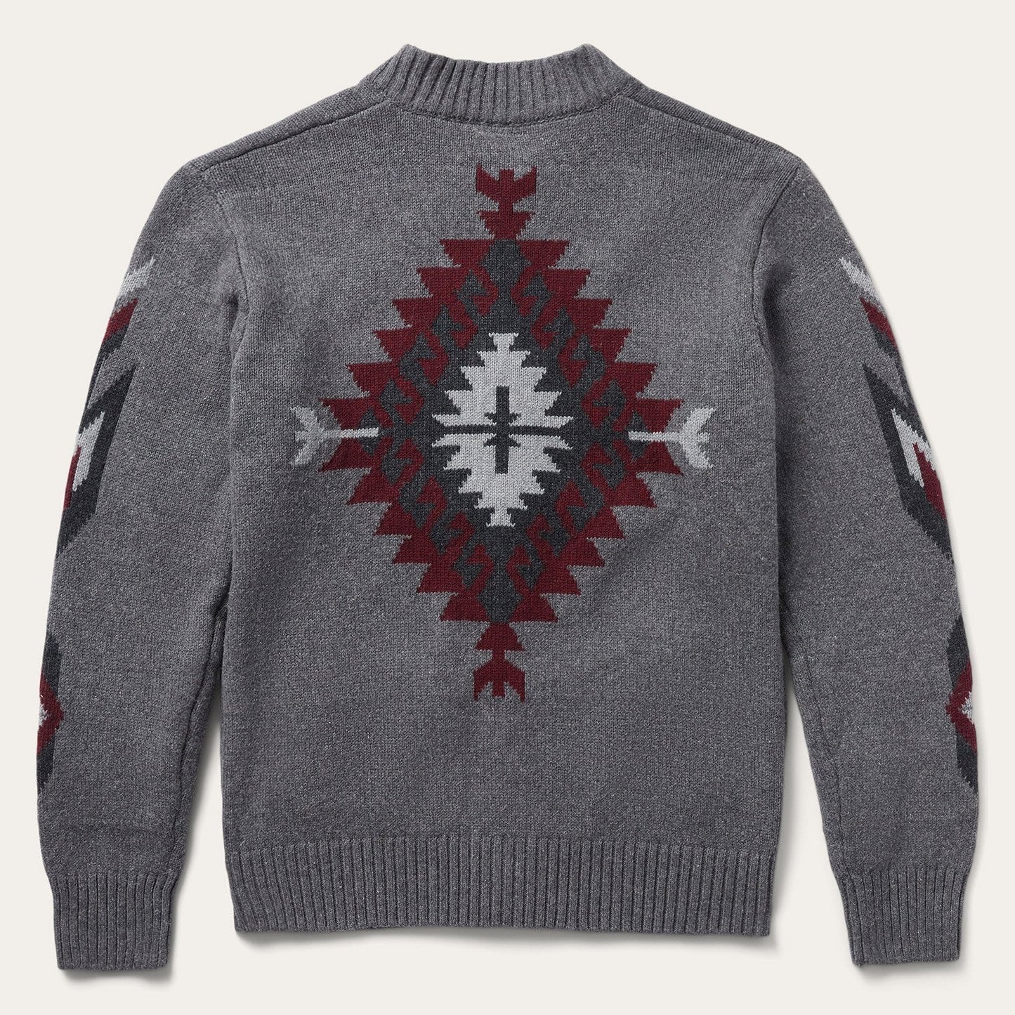 Grey Aztec Cardigan Grey