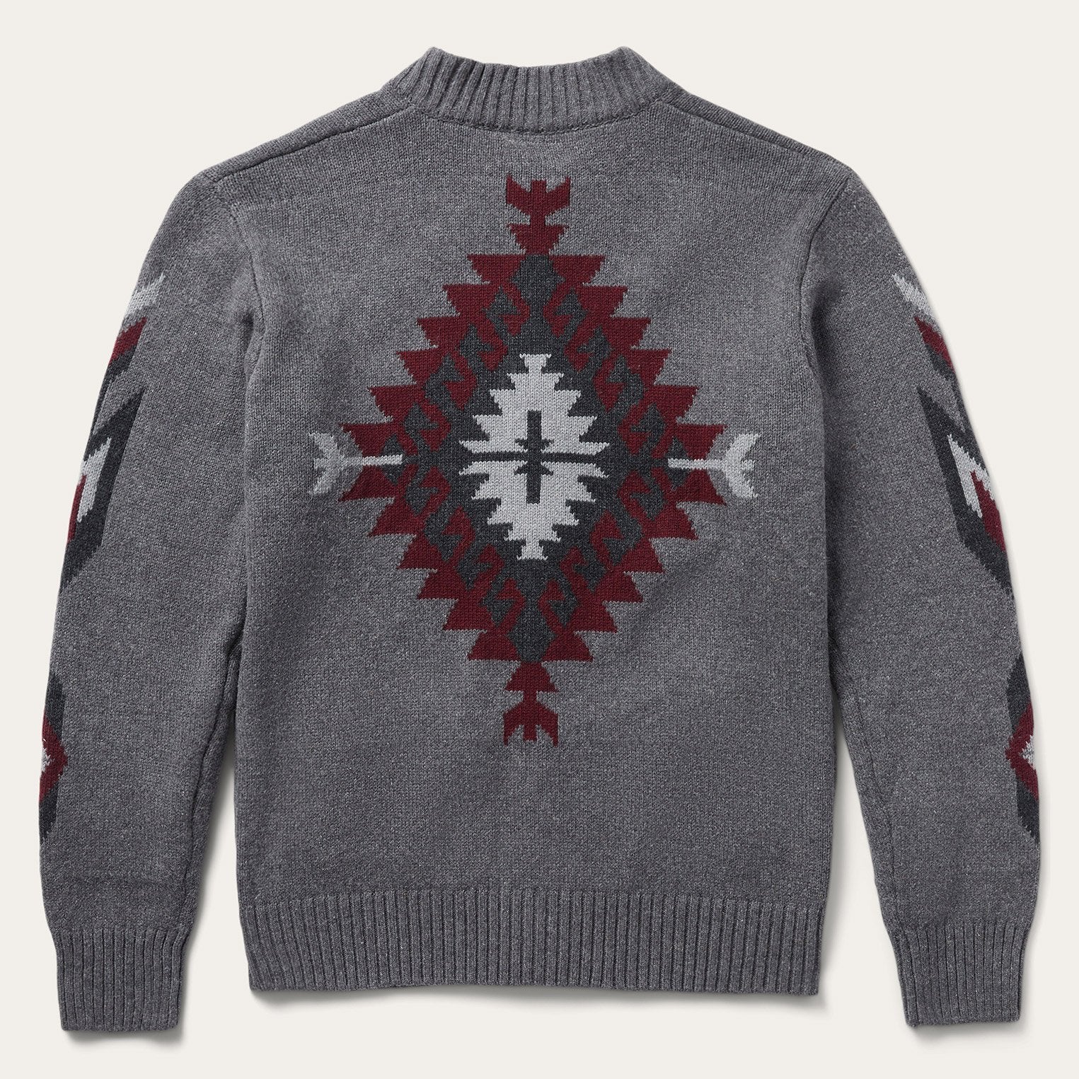 Grey Aztec Cardigan Grey