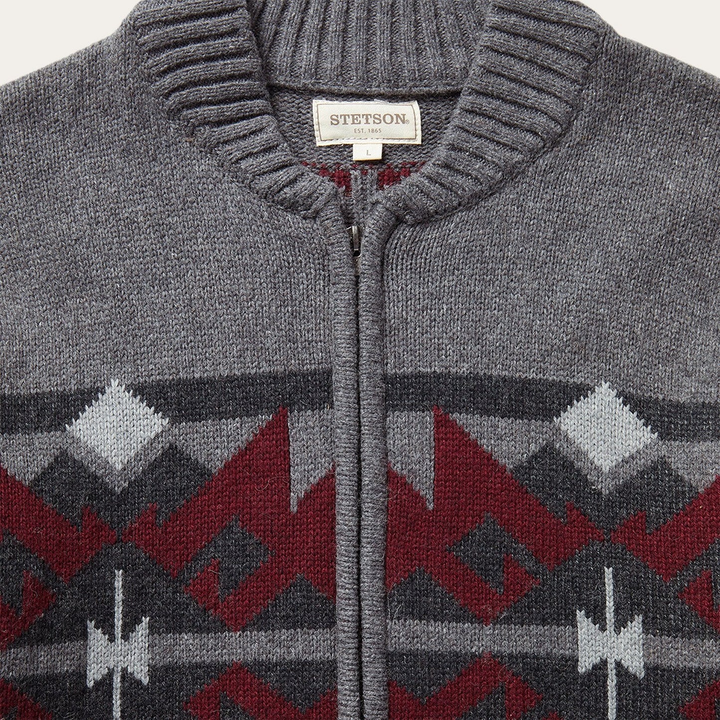 Grey Aztec Cardigan Grey